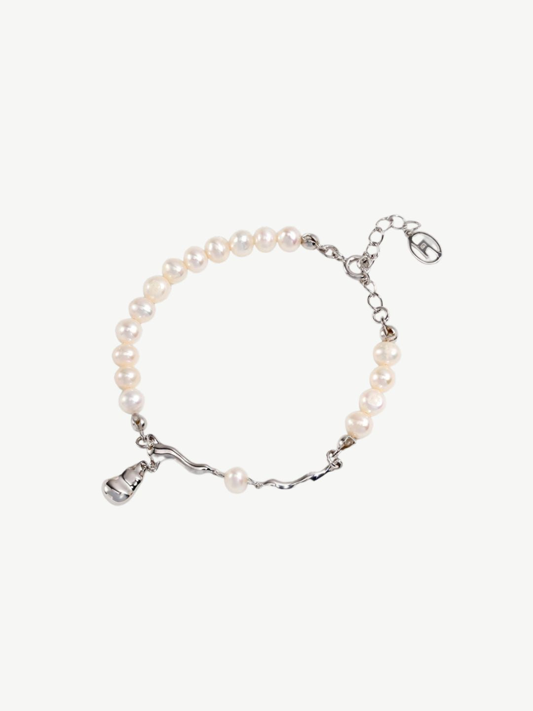 Pearl Serenity Drop Bracelet-Bracelets-SoulAdorne