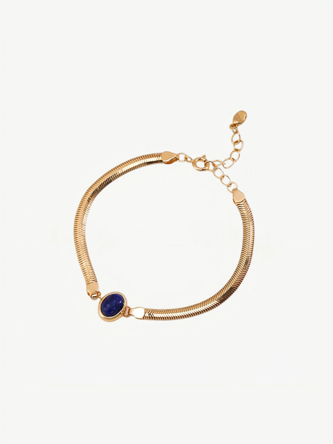 Golden Tigerite or Lazurite Coil Bracelet-Bracelets-SoulAdorne