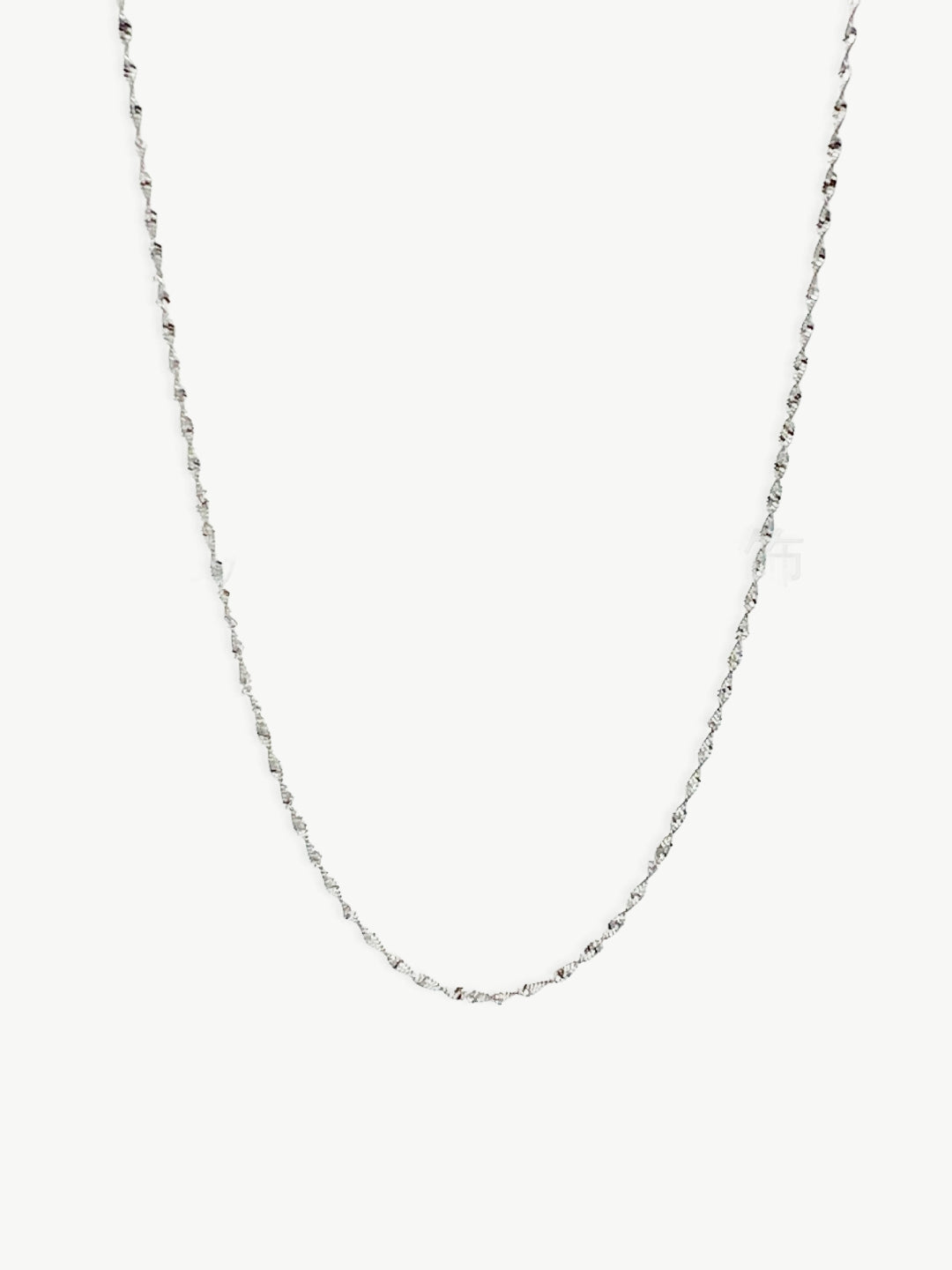 Engraved Ripple Chain Necklace-Necklaces-SoulAdorne