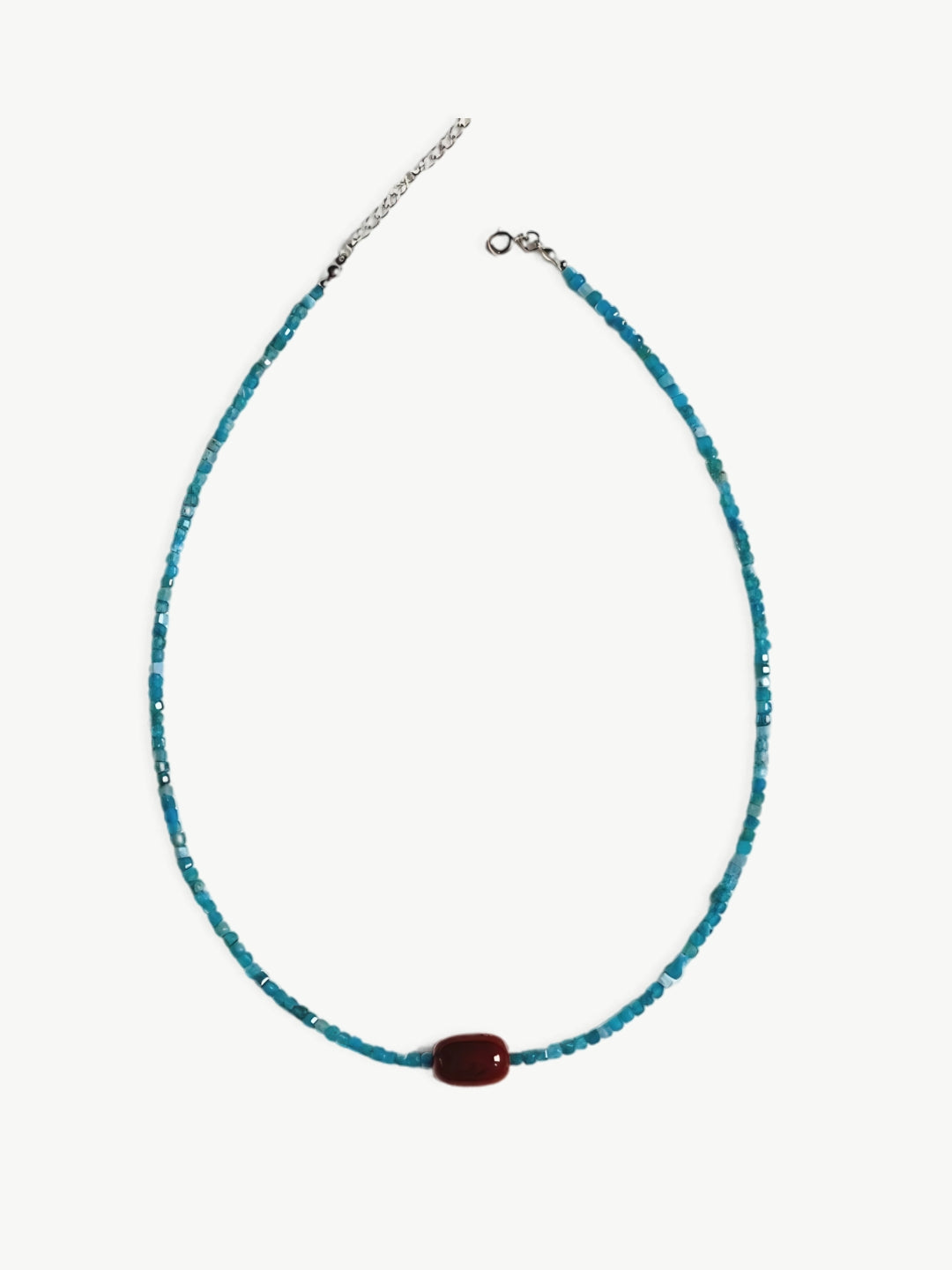 Layered Gemstone Beaded Necklace-Necklaces-SoulAdorne