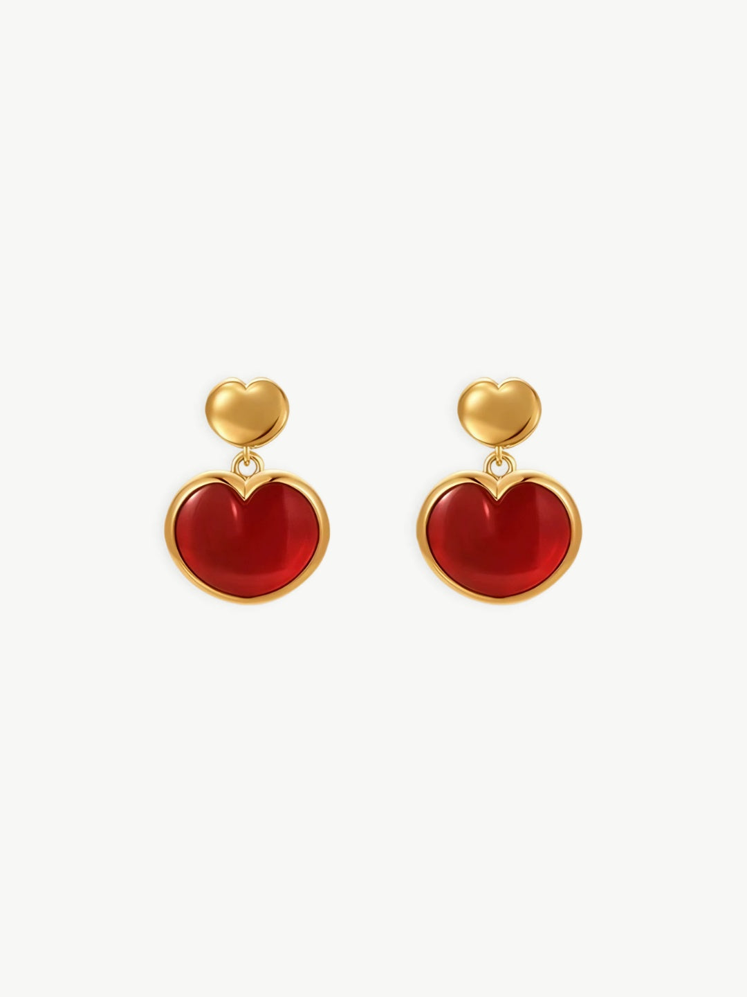 Layered Love Drop Earrings-Earrings-SoulAdorne