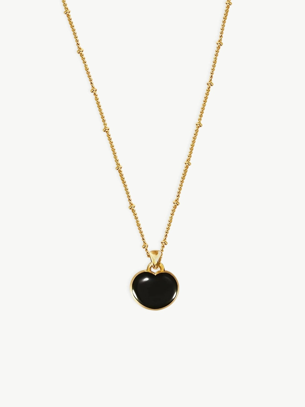 Midnight Heart Pendant Necklace