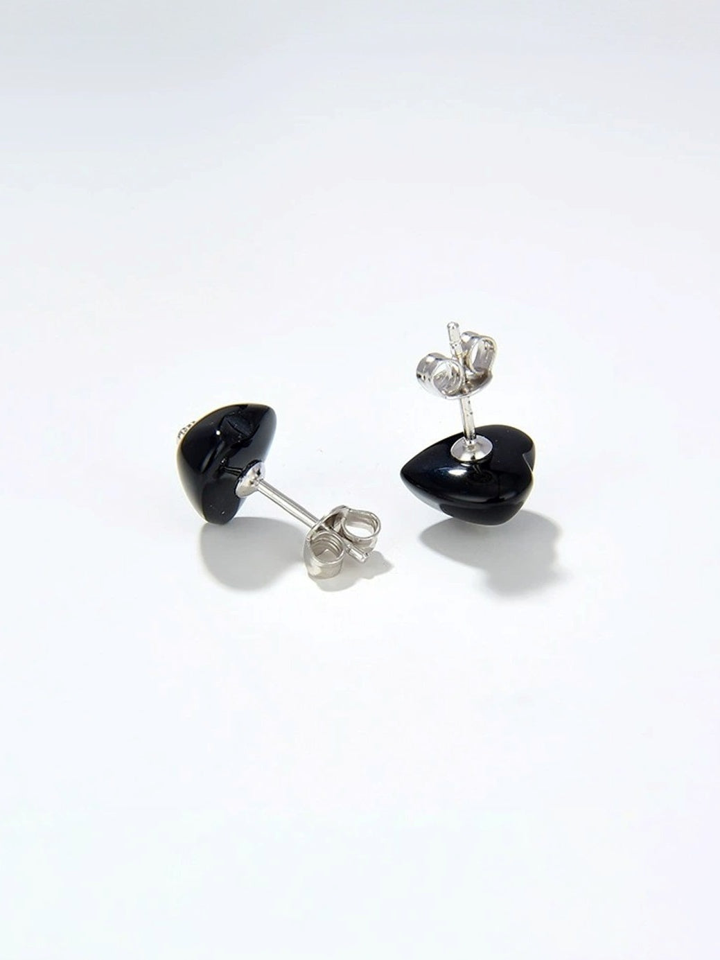 Heart Stud Earrings-Earrings-SoulAdorne
