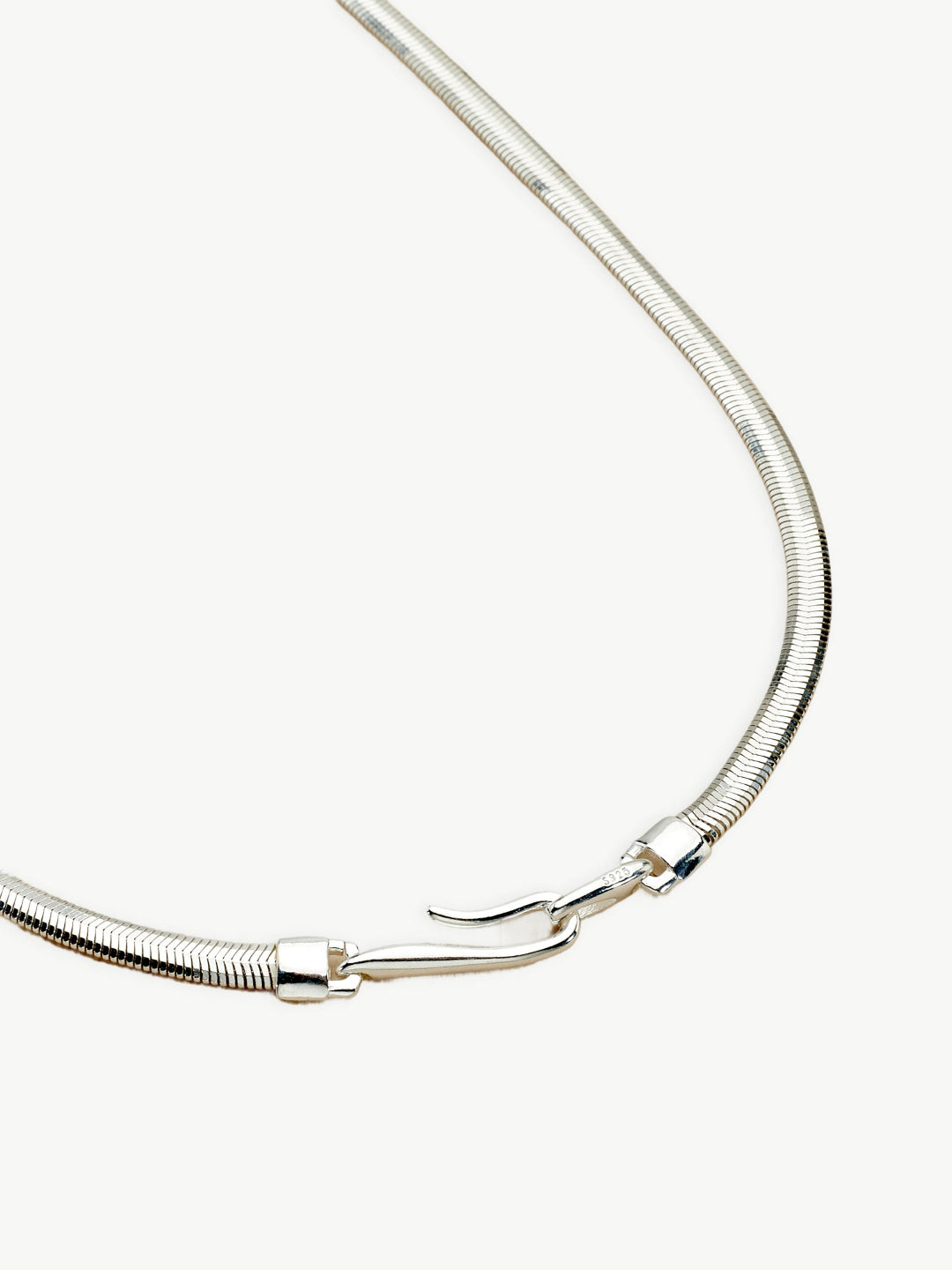 Textured Snake Chain Necklace-Necklaces-SoulAdorne