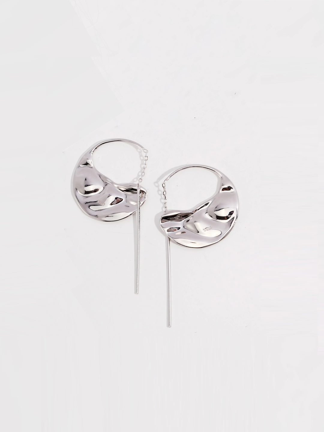 Abstract Elegance Hoop Earrings-Earrings-SoulAdorne