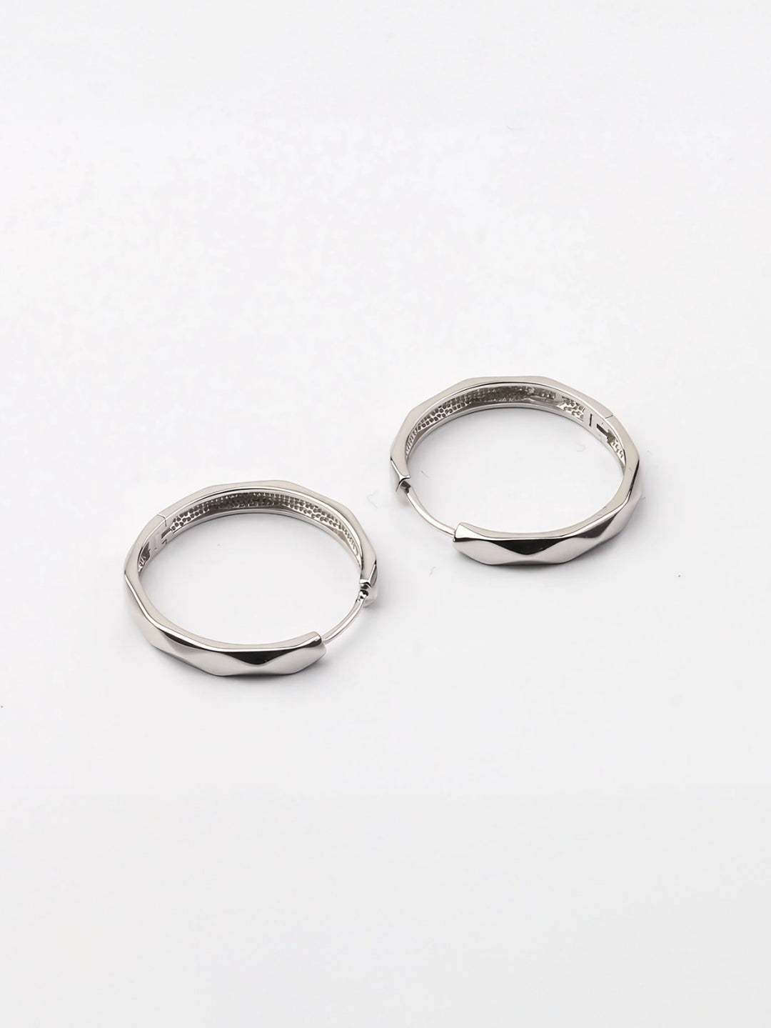 Diamond Edge Hoops-Earrings-SoulAdorne