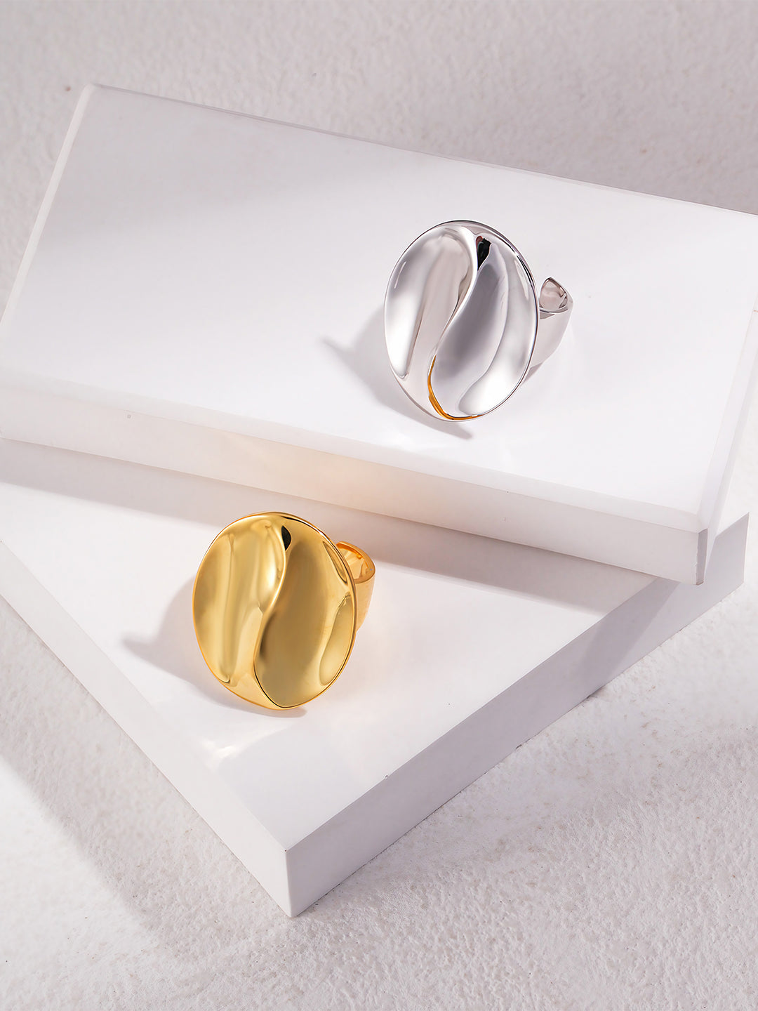 Eclipse Swirl Silver Ring-Rings-SoulAdorne