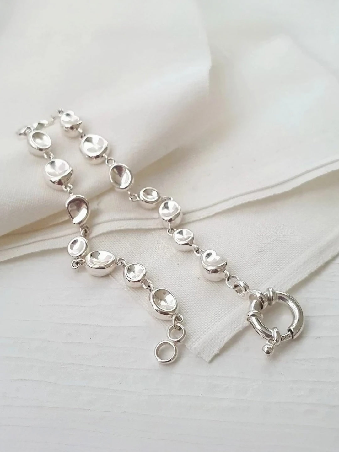 Silver Eclipse Bracelet-Bracelets-SoulAdorne