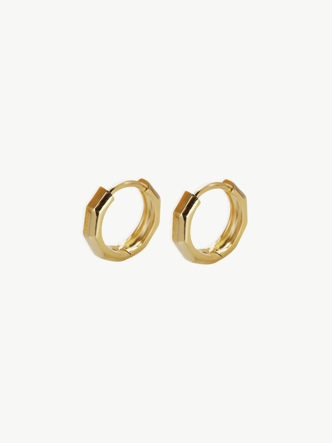 Geo Huggies Earrings-Earrings-SoulAdorne