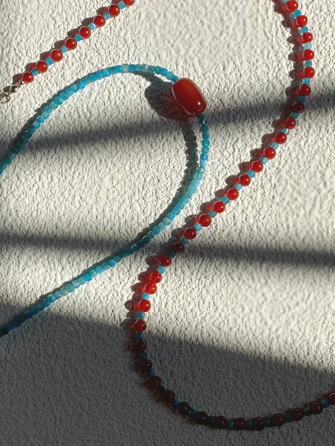 Layered Gemstone Beaded Necklace-Necklaces-SoulAdorne