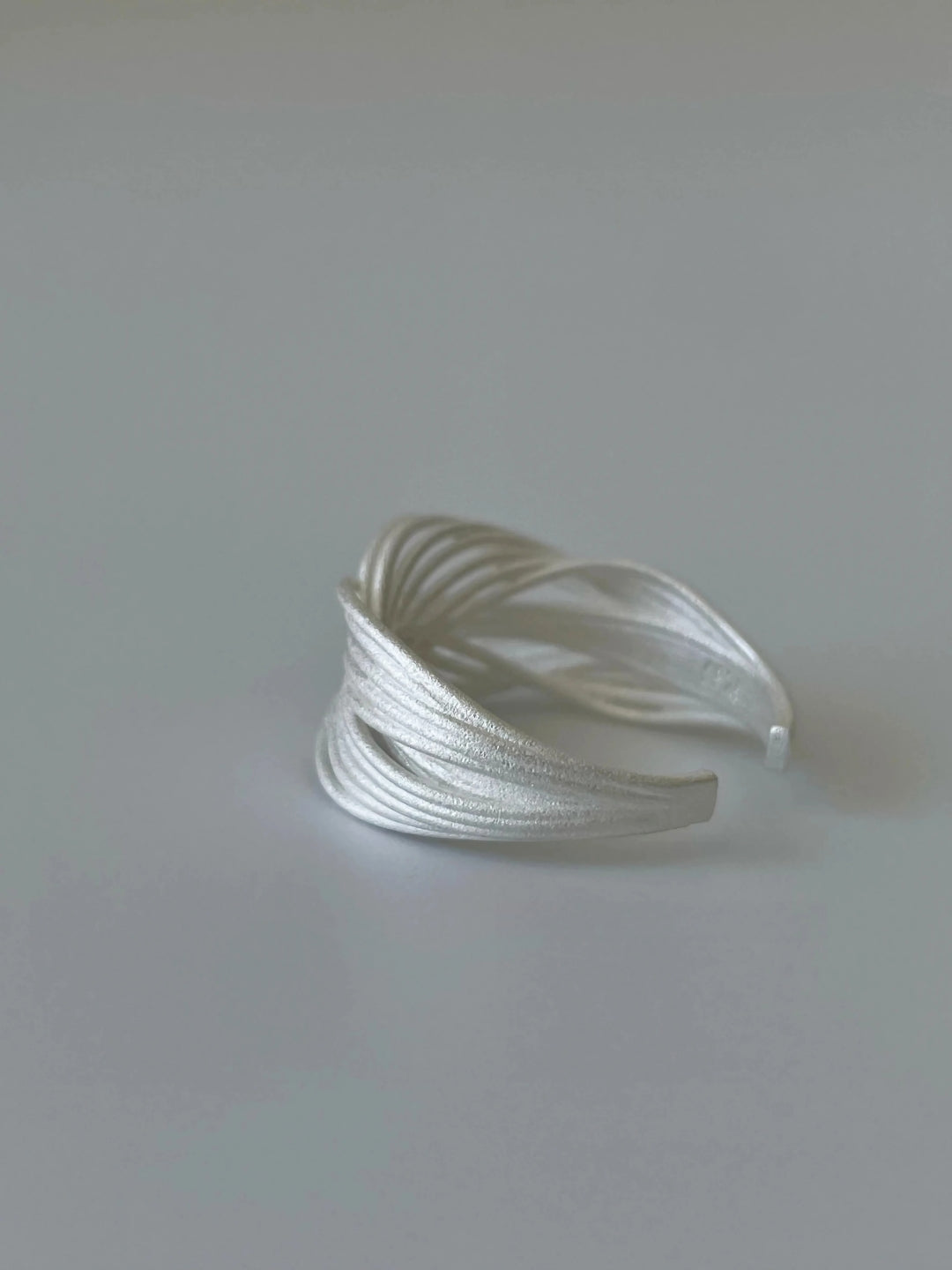 925 Silver Multiline Open Ring-Rings-SoulAdorne