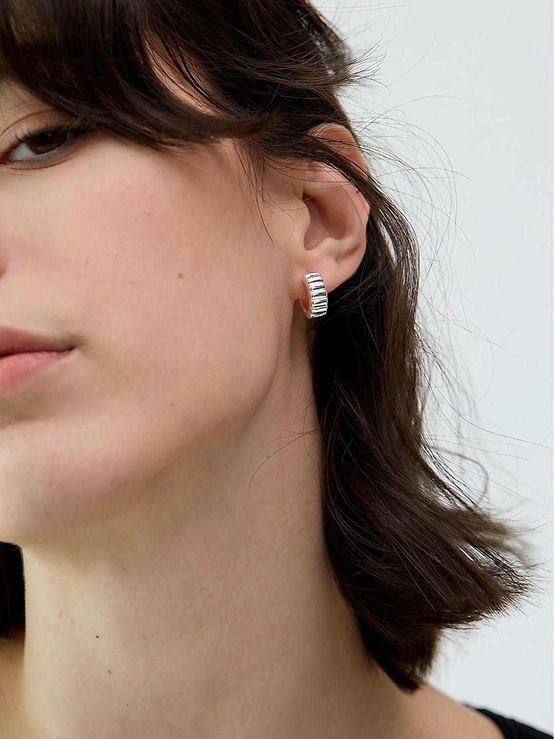 Luxe Texture Hoop Earrings-Earrings-SoulAdorne