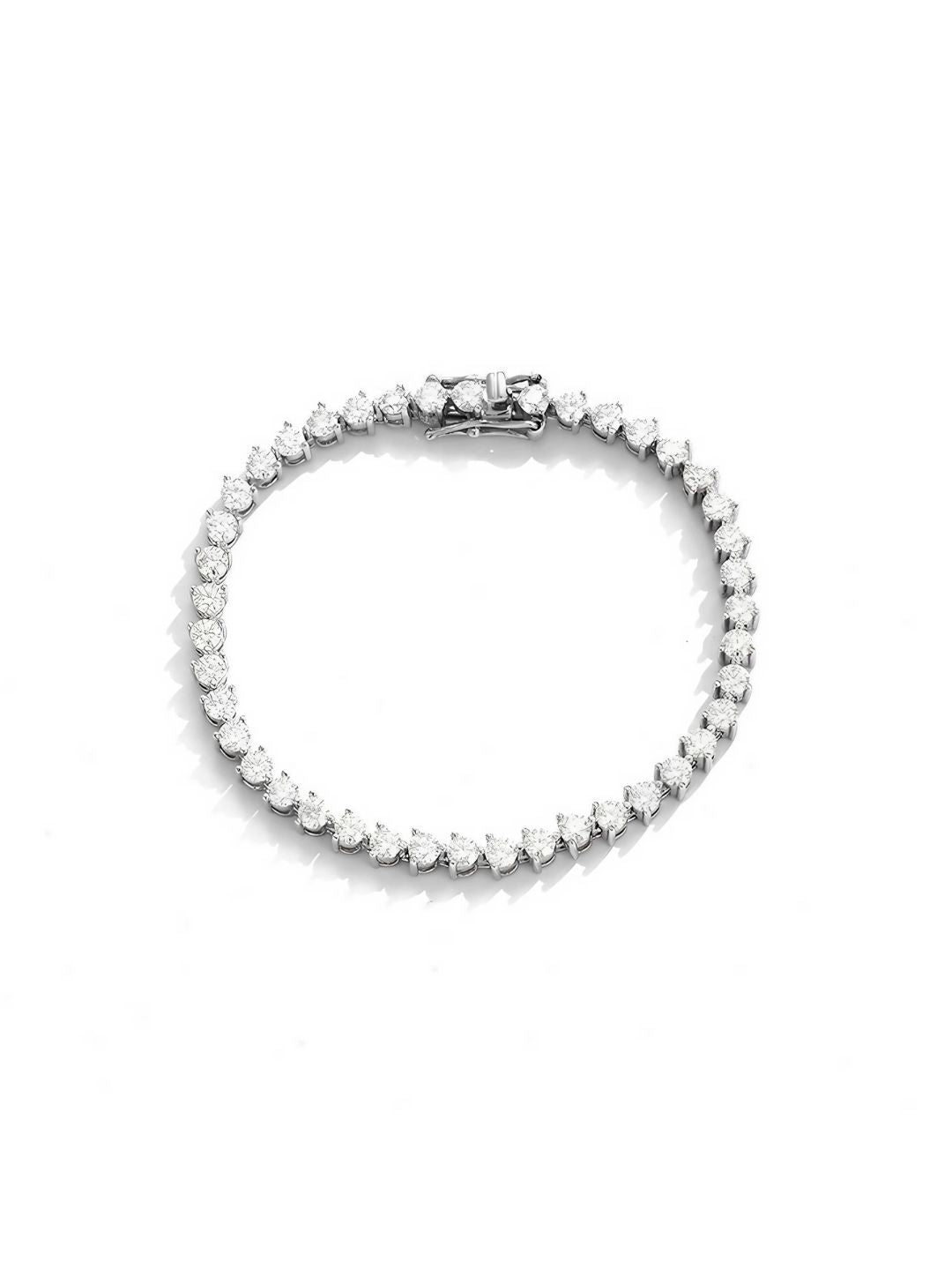Radiant Sparkle Tennis Bracelet-Bracelets-SoulAdorne