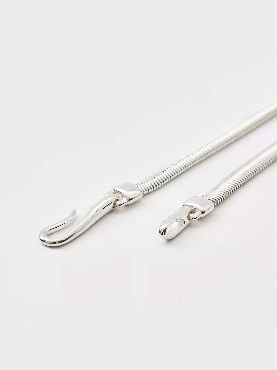 Serpent Flow Silver Bracelet-Bracelets-SoulAdorne