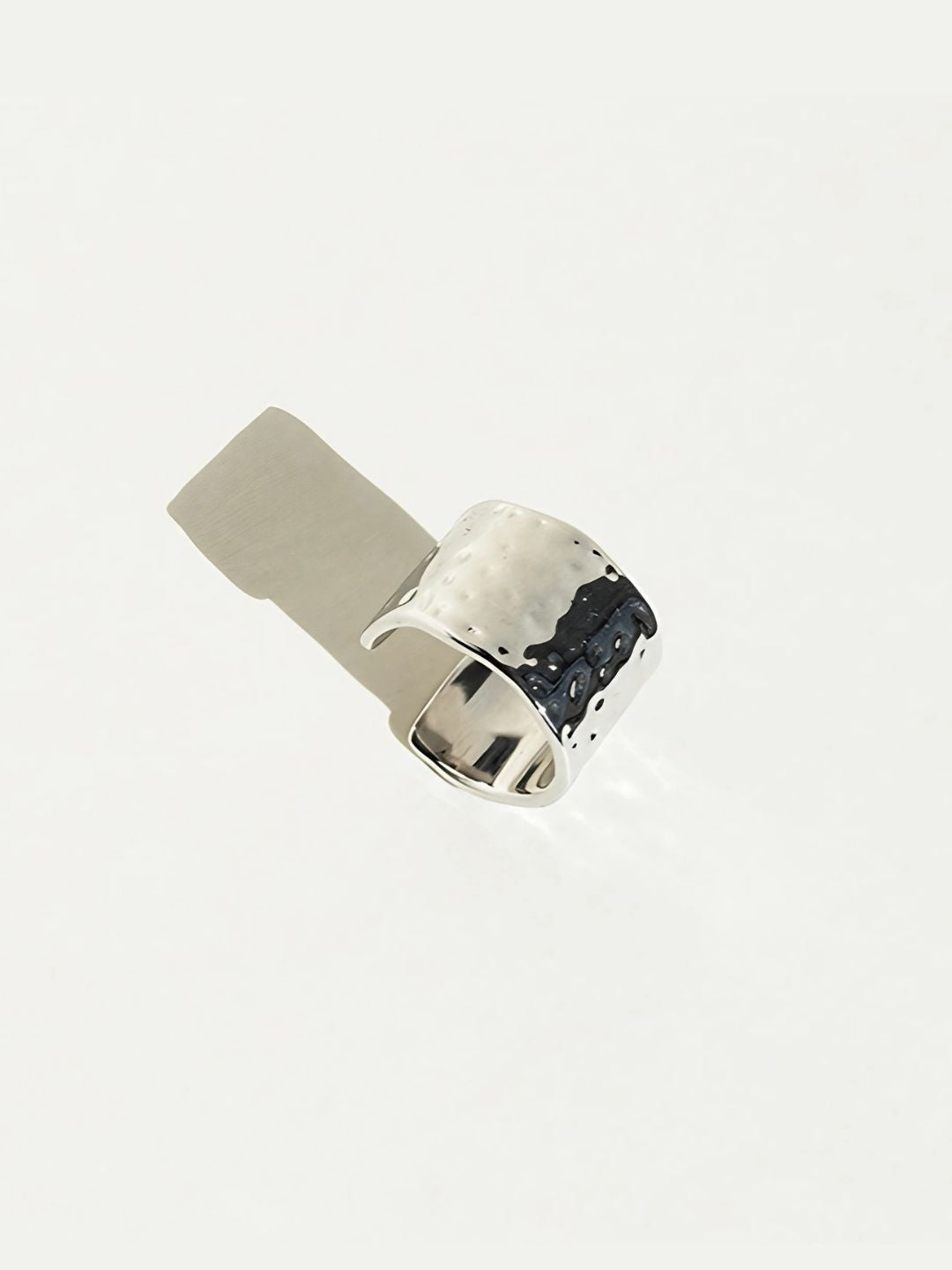 Textured Dome Open Ring-Rings-SoulAdorne