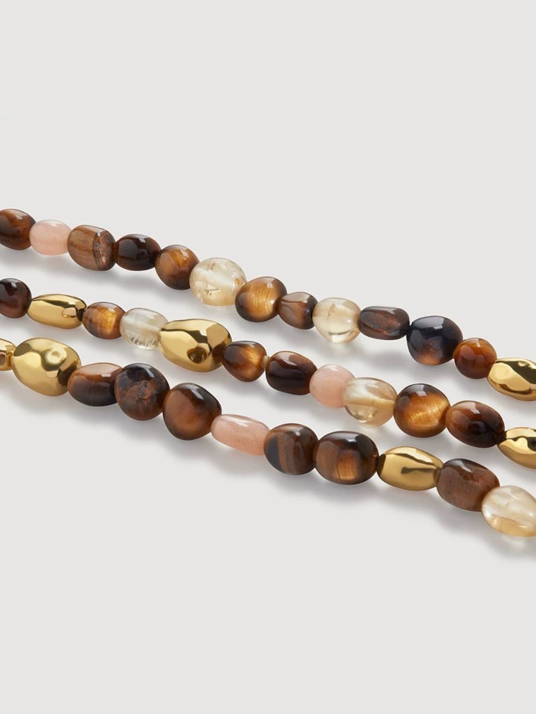 Gemstone Bead Chain Necklace-Necklaces-SoulAdorne
