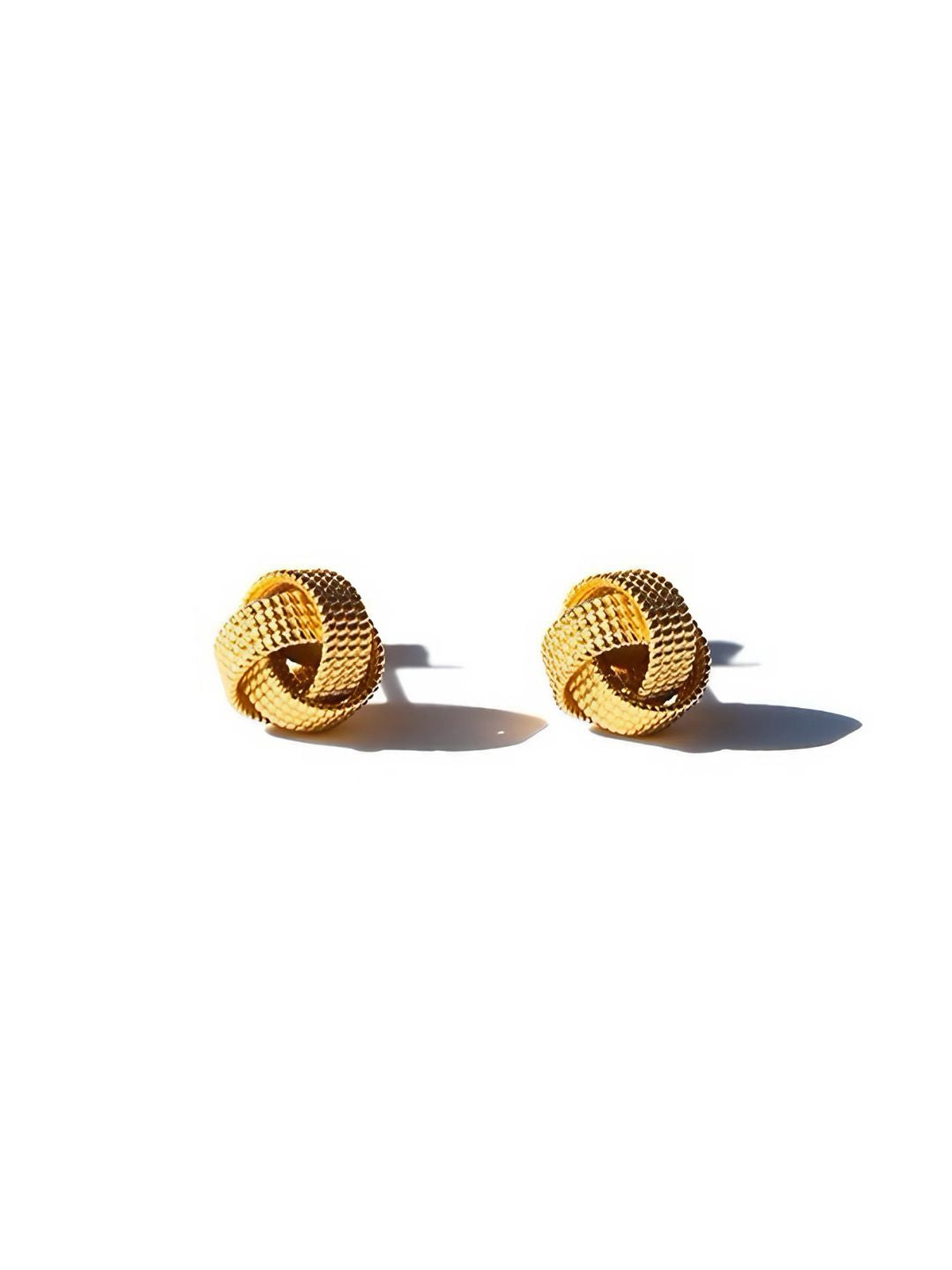 Minimalist Swirl Stud Earrings-Earrings-SoulAdorne