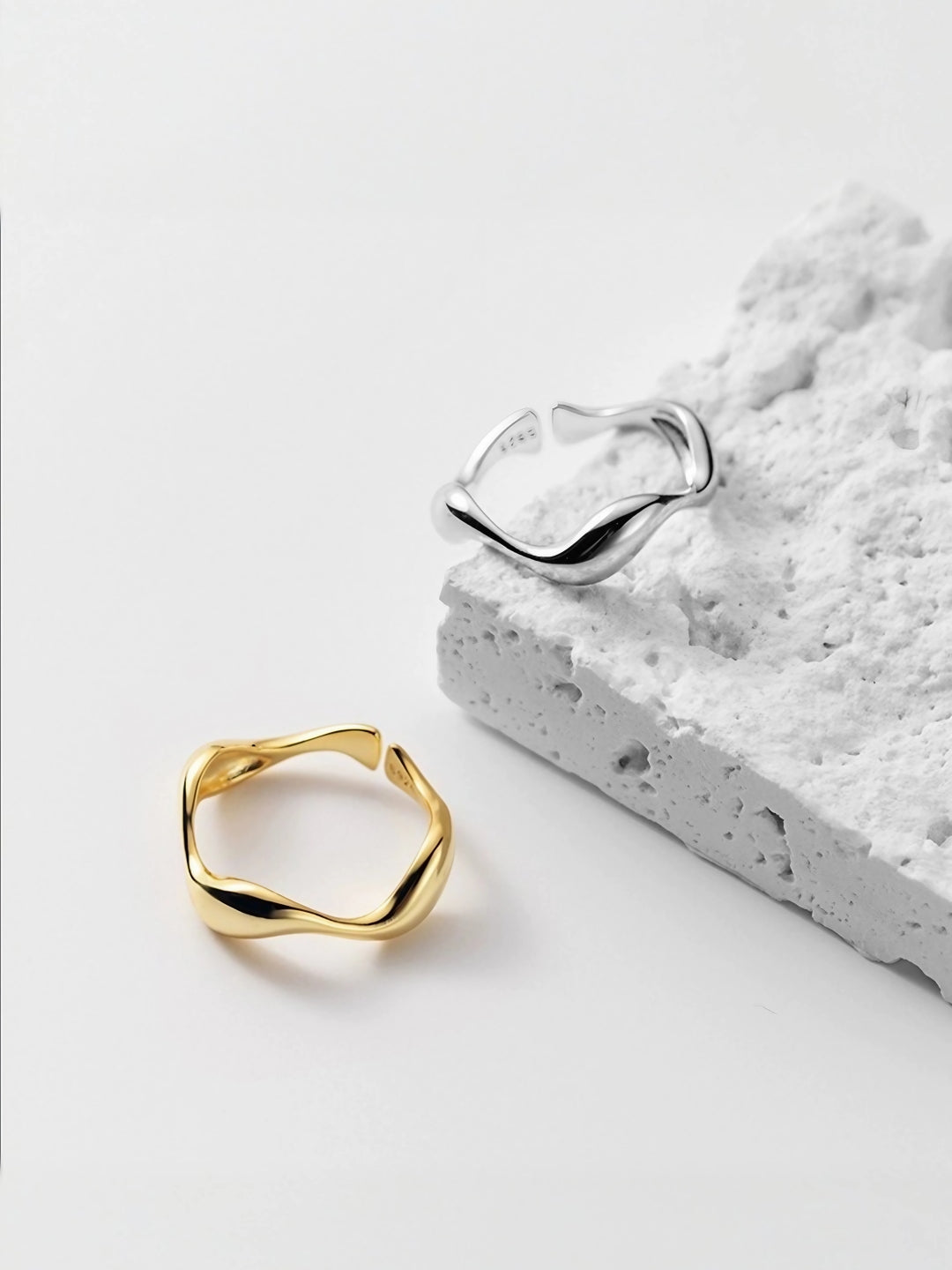 Waves Elegance Ring-Rings-SoulAdorne