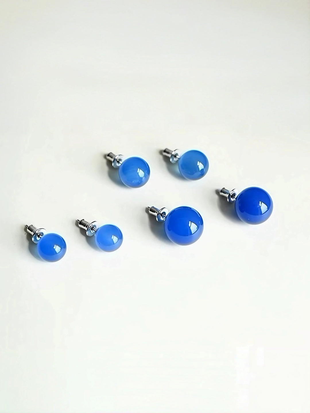 Agate Glow Stud Earrings-Earrings-SoulAdorne