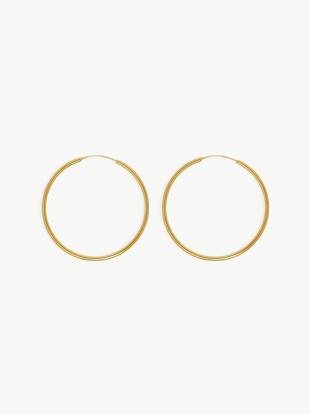 Golden Orbit Hoop Earring-Earrings-SoulAdorne