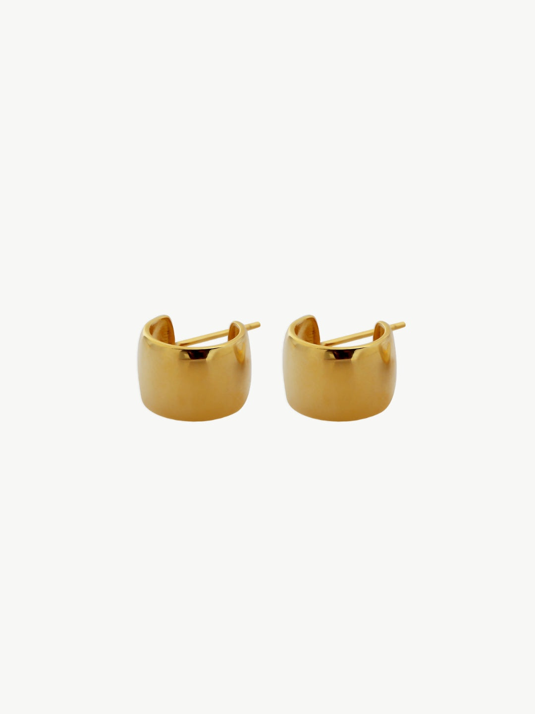 C-Loop Hoop Earrings-Earrings-SoulAdorne