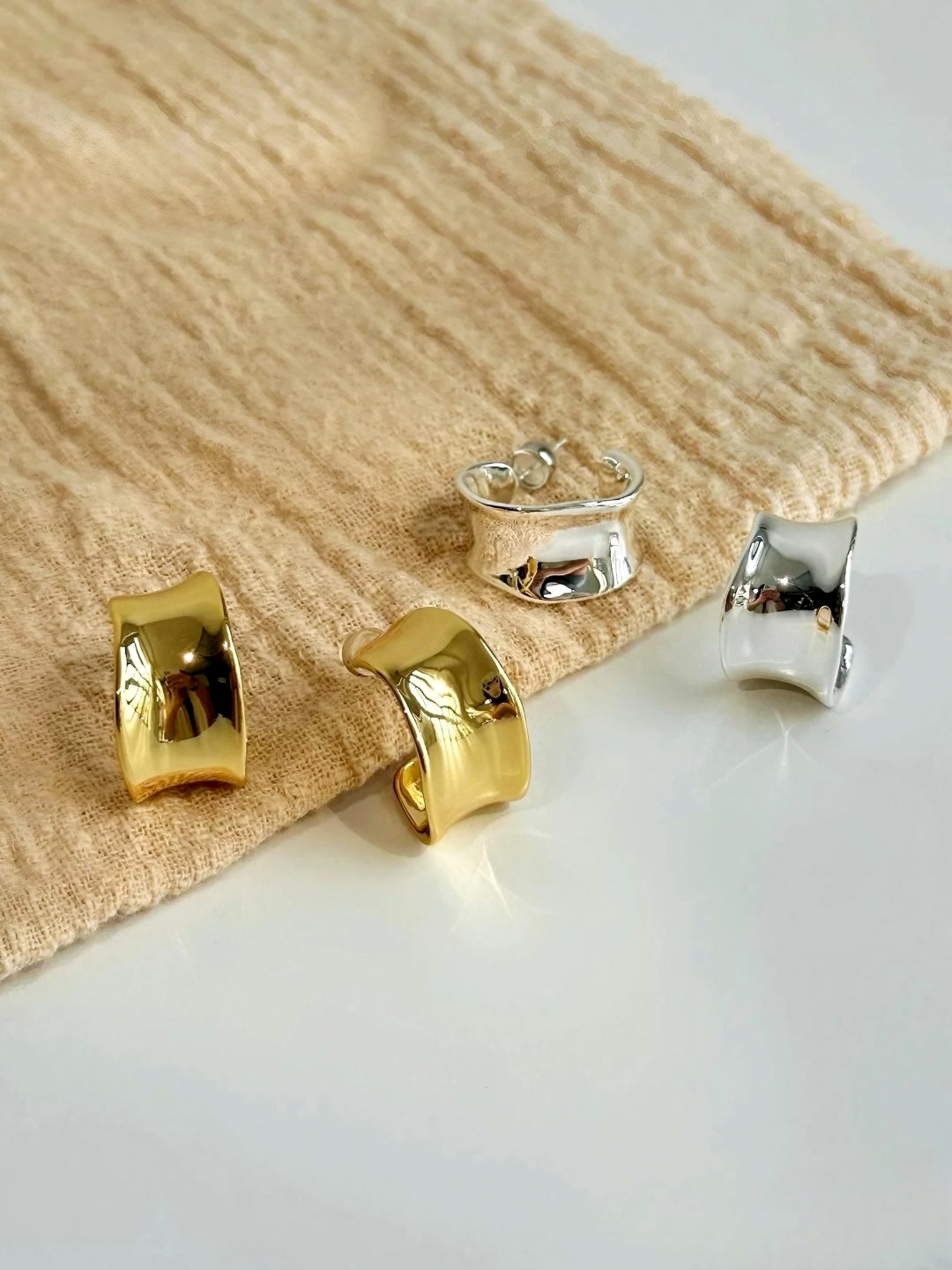 Art Hoop Earrings-Earrings-SoulAdorne