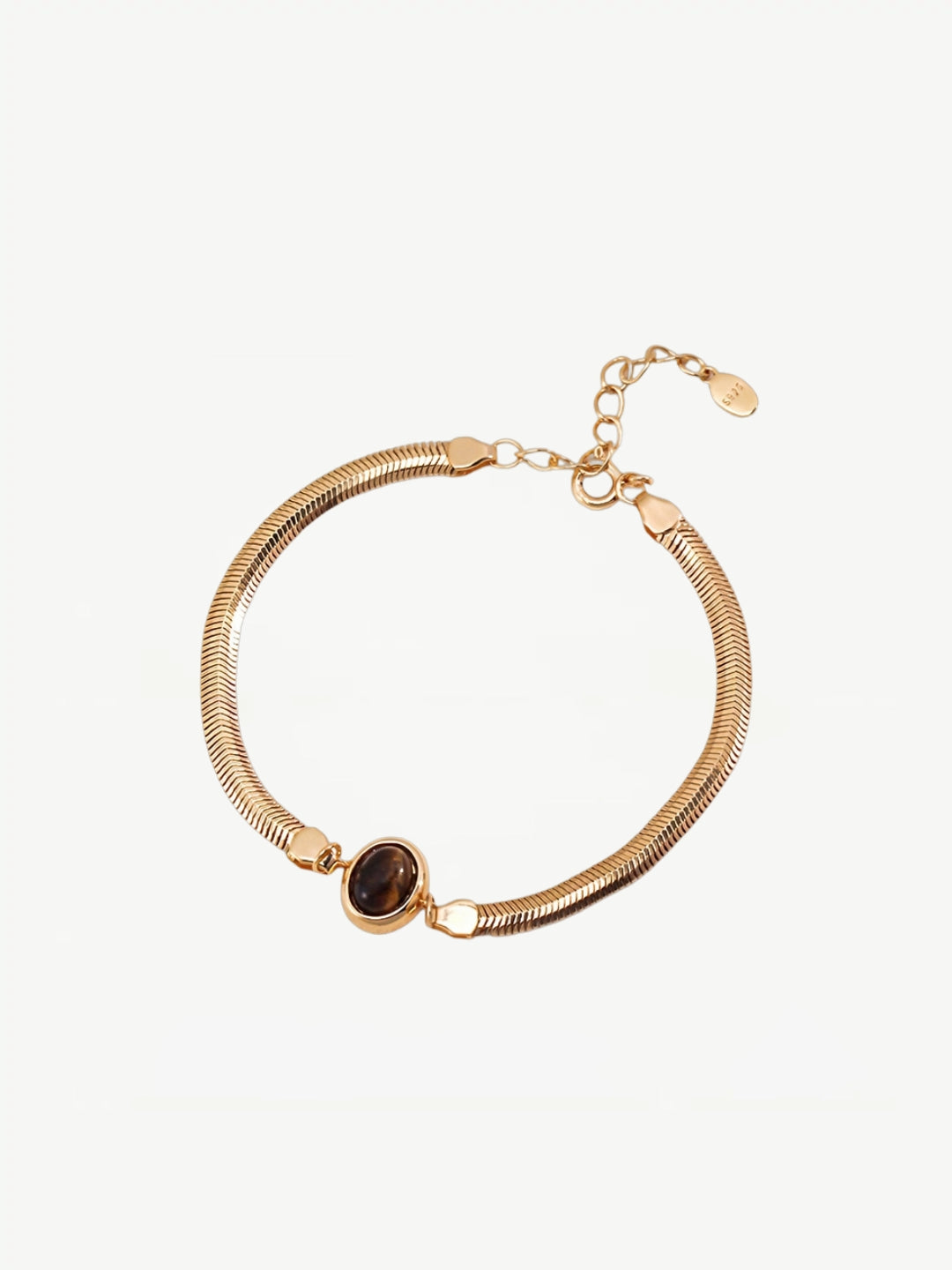 Golden Tigerite or Lazurite Coil Bracelet-Bracelets-SoulAdorne