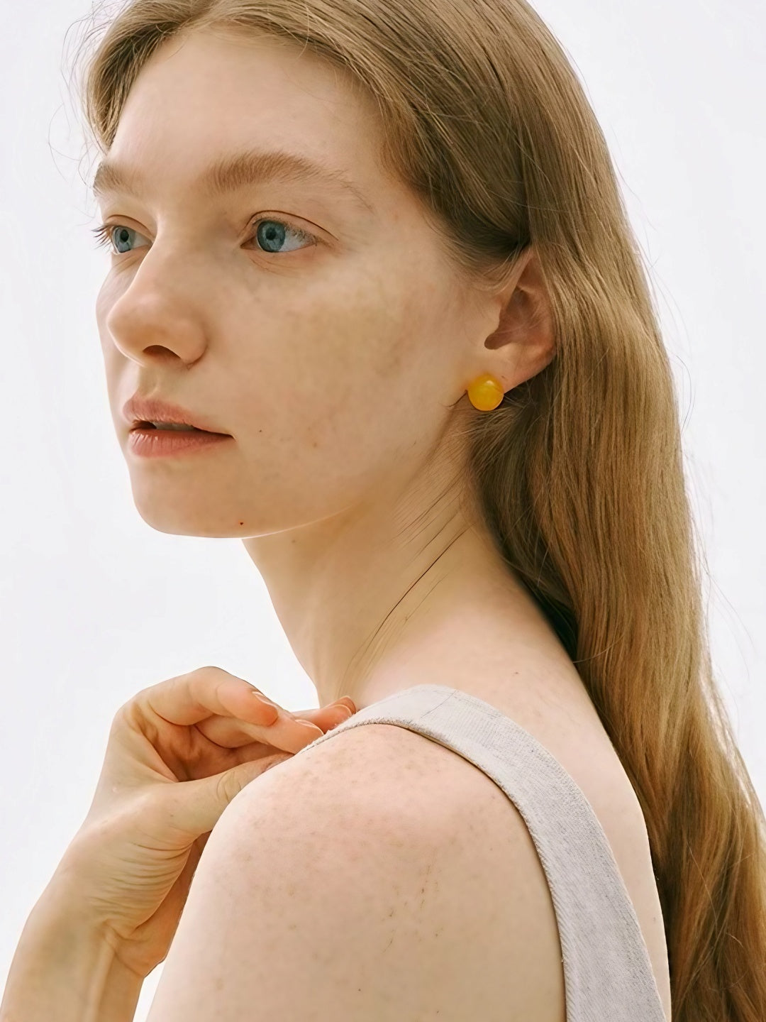 Agate Glow Stud Earrings-Earrings-SoulAdorne