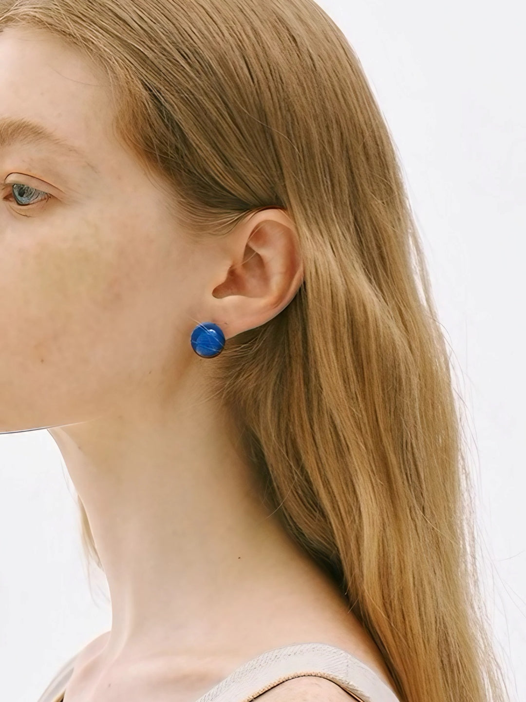 Agate Glow Stud Earrings-Earrings-SoulAdorne