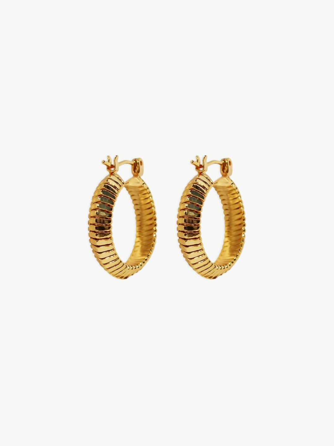 Eclat Hoop Earrings-Earrings-SoulAdorne
