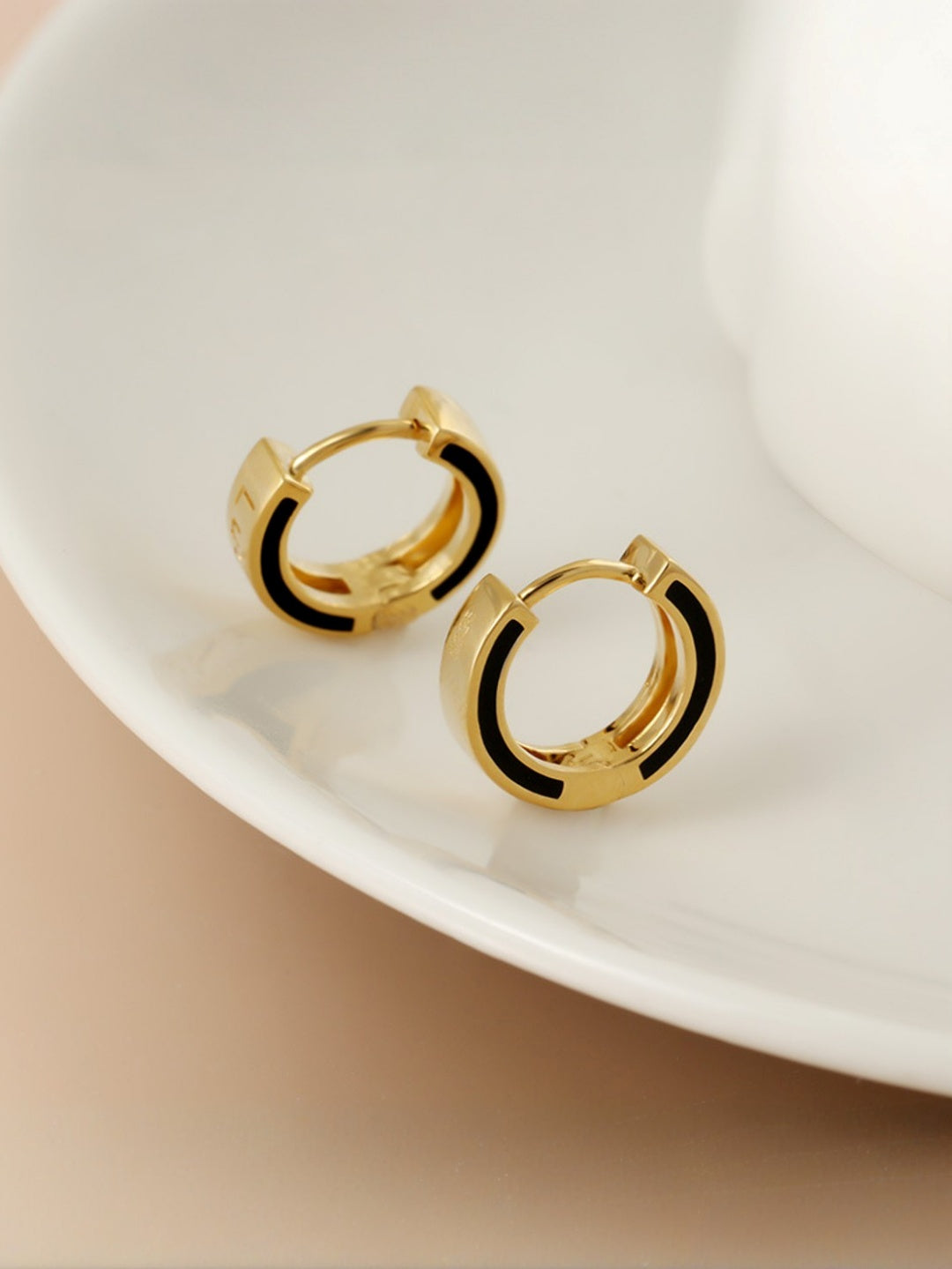 Lucky Hoop Earrings-Earrings-SoulAdorne