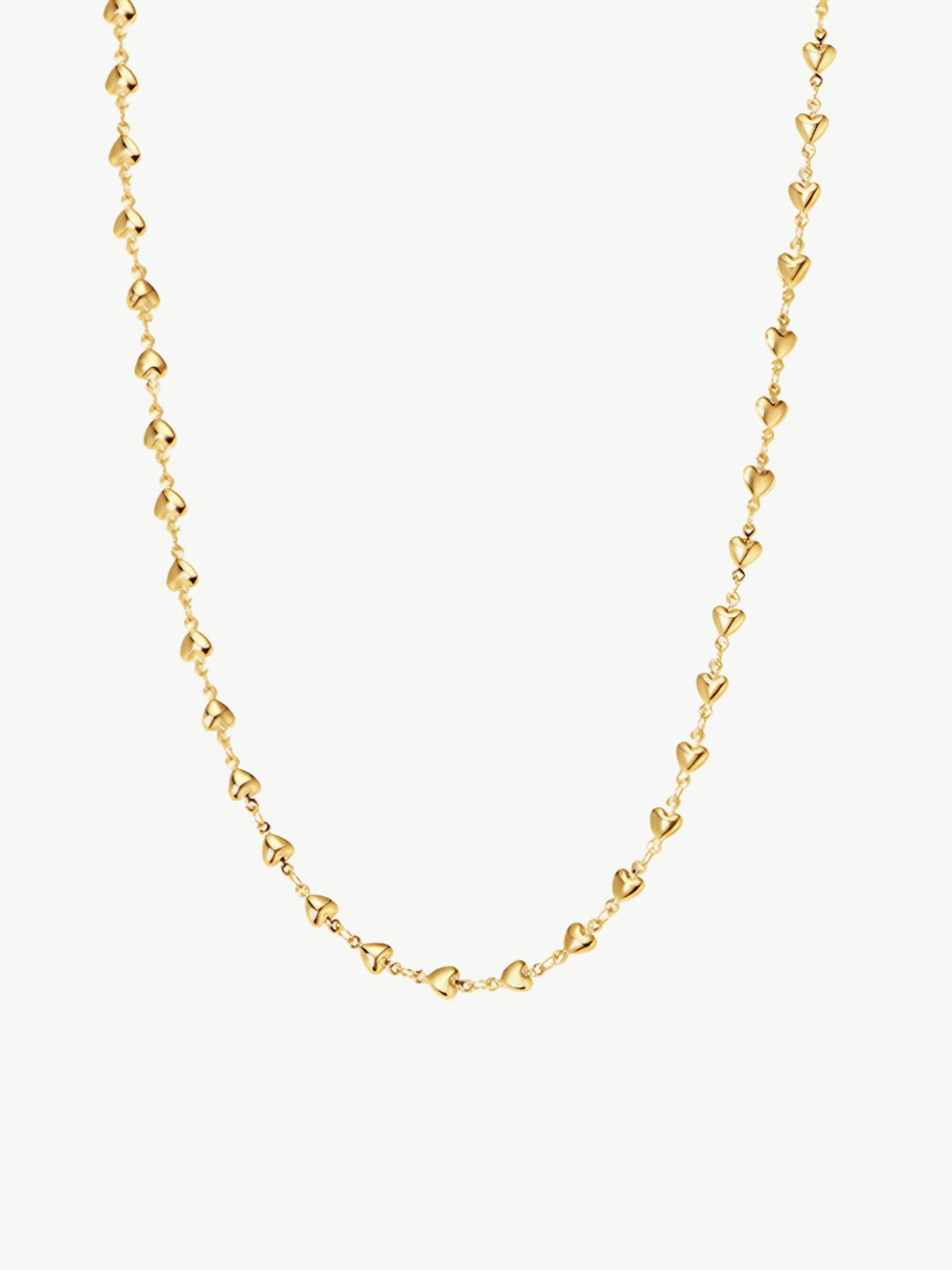 Dainty Linked Heart Necklace-Necklaces-SoulAdorne