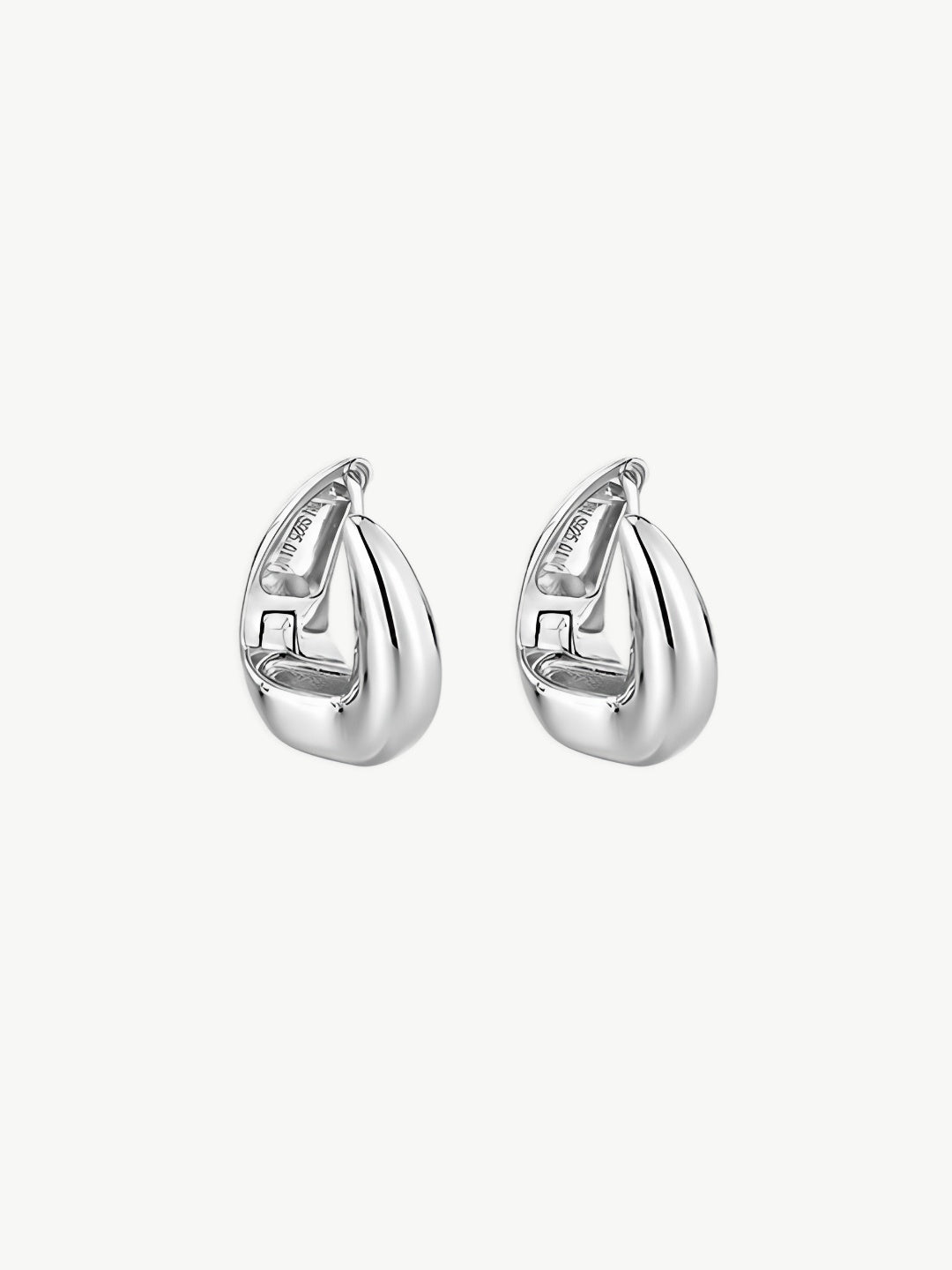 Teardrop Hoop Earrings-Earrings-SoulAdorne