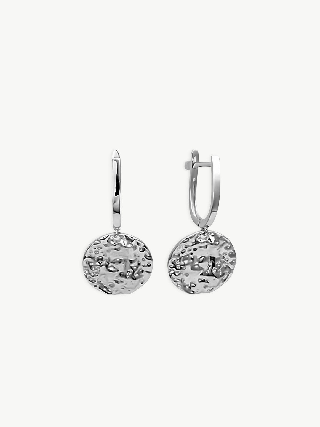 U-Texture Drop Earrings-Earrings-SoulAdorne