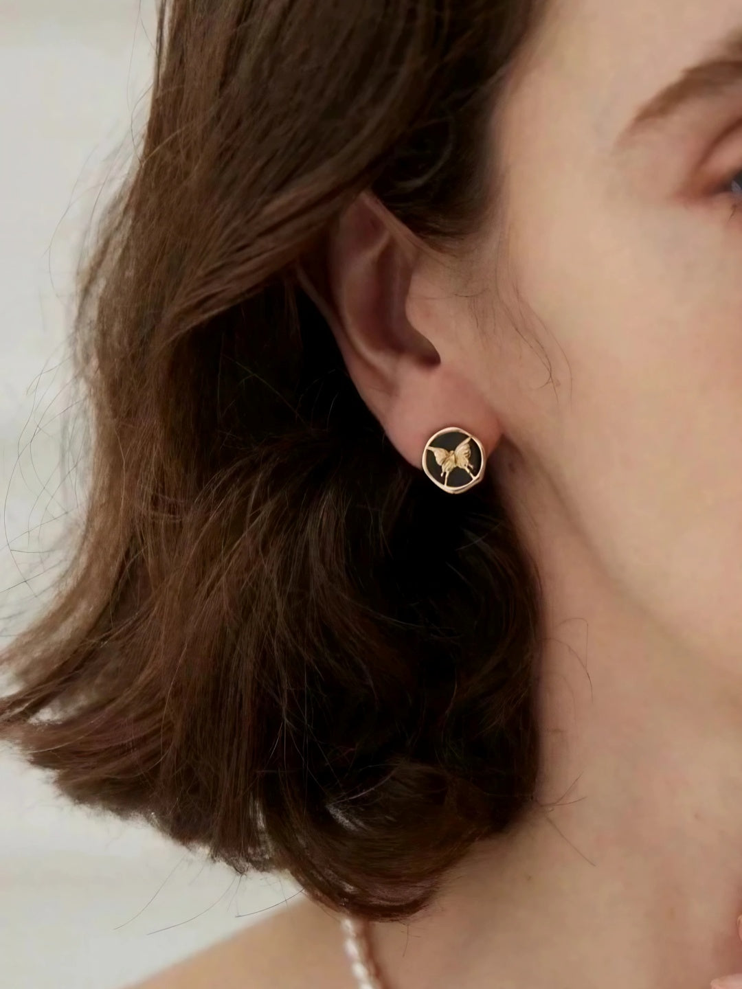 Butterfly Harmony Studs-Earrings-SoulAdorne