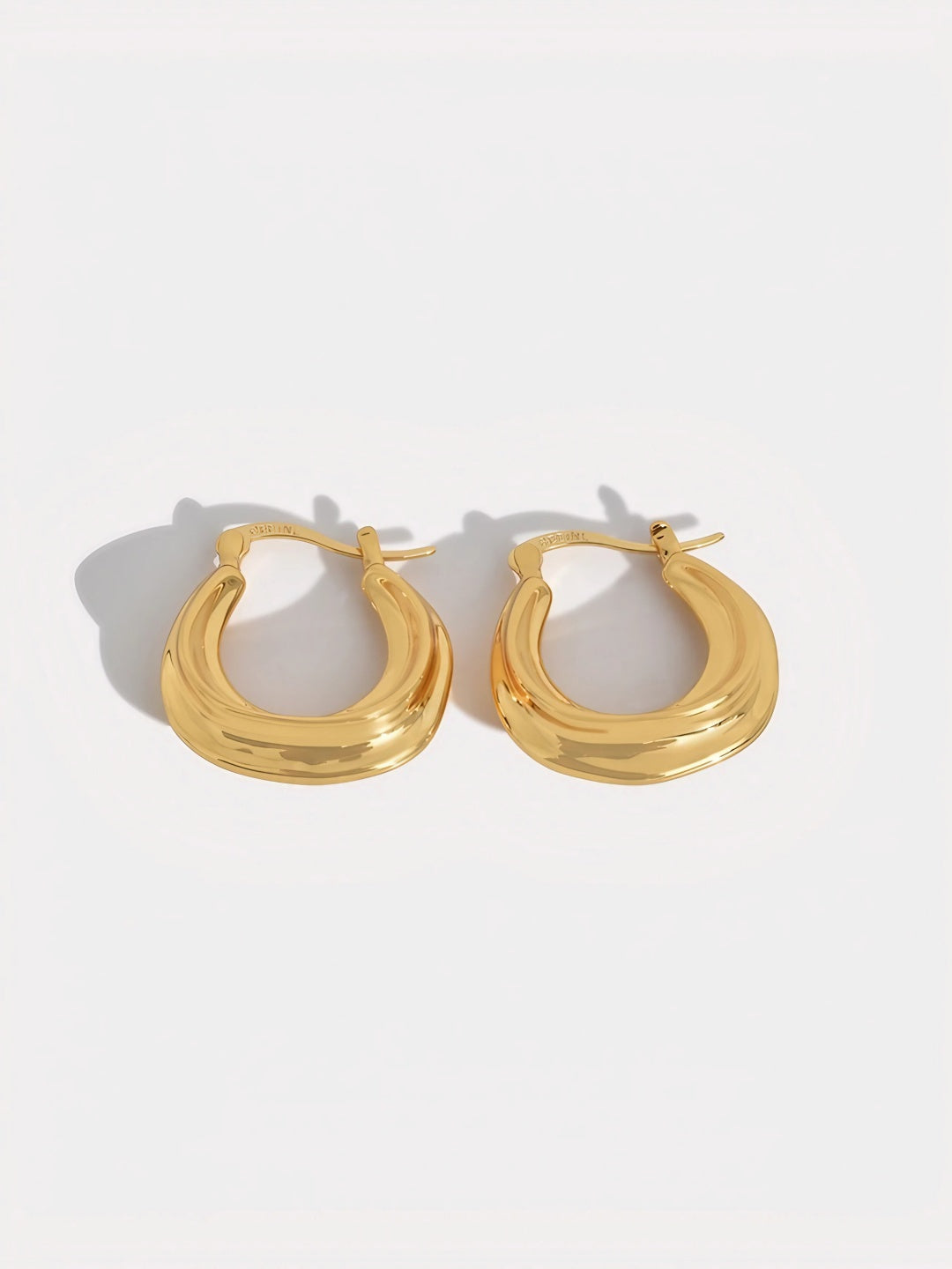 Asym Hoop Earrings-Earrings-SoulAdorne