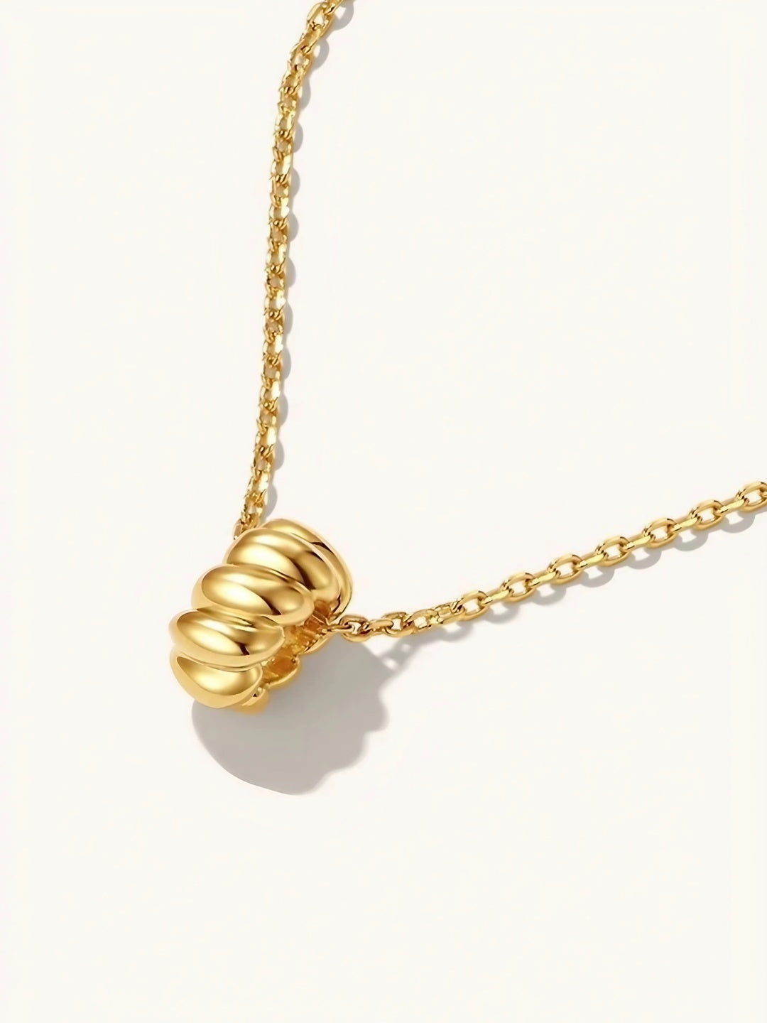 Twist Dome Pendant Necklace-Necklaces-SoulAdorne