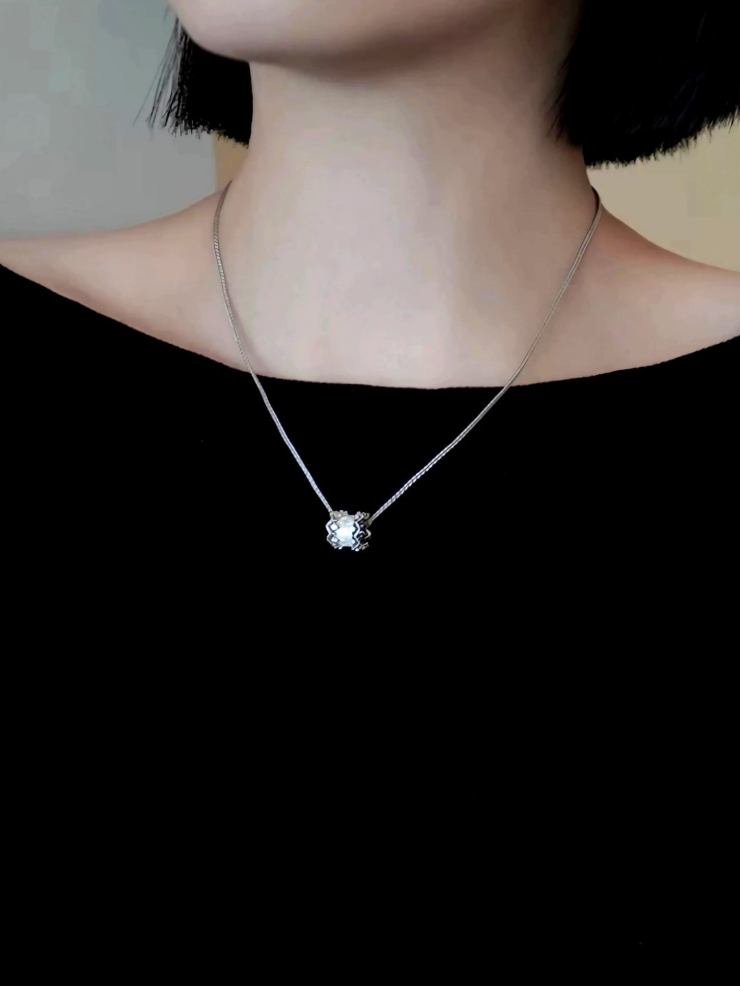 Silk-Touch Vintage Pendant Necklace-Necklaces-SoulAdorne