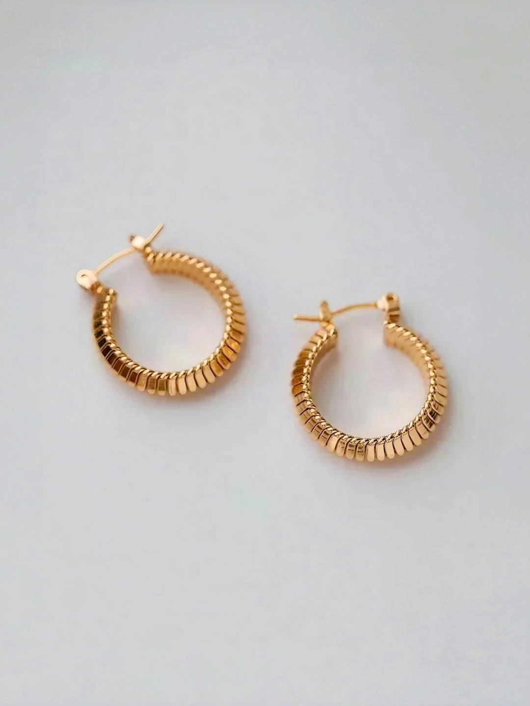 Eclat Hoop Earrings-Earrings-SoulAdorne