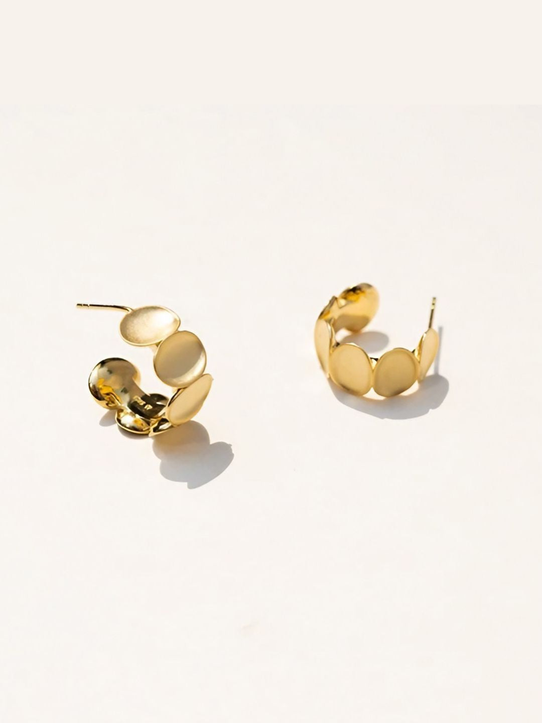 LuxeCurve Hoop Earrings-Earrings-SoulAdorne