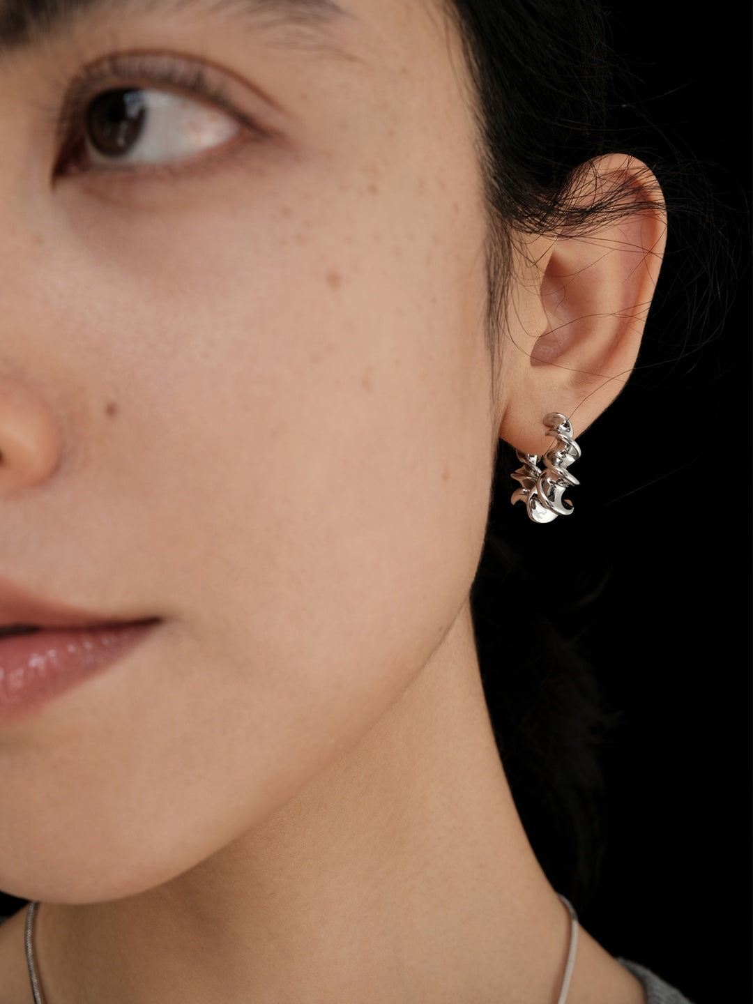 Twist Luxe Hoop Earrings-Earrings-SoulAdorne