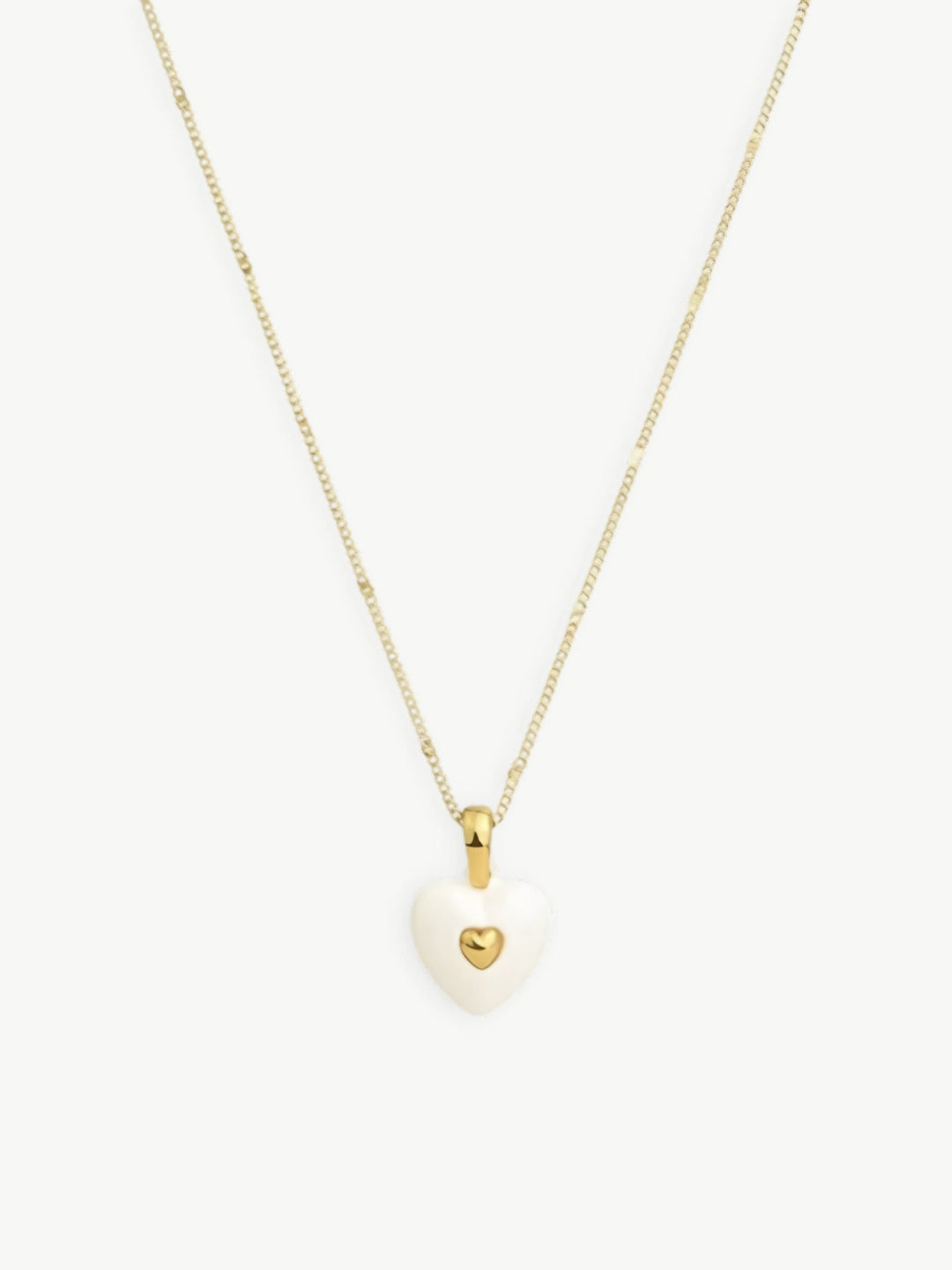 Layered Heart Charm Necklace-Necklaces-SoulAdorne