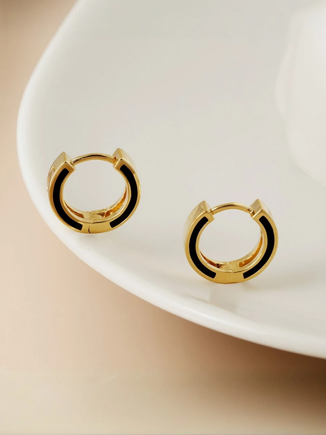 Lucky Hoop Earrings-Earrings-SoulAdorne