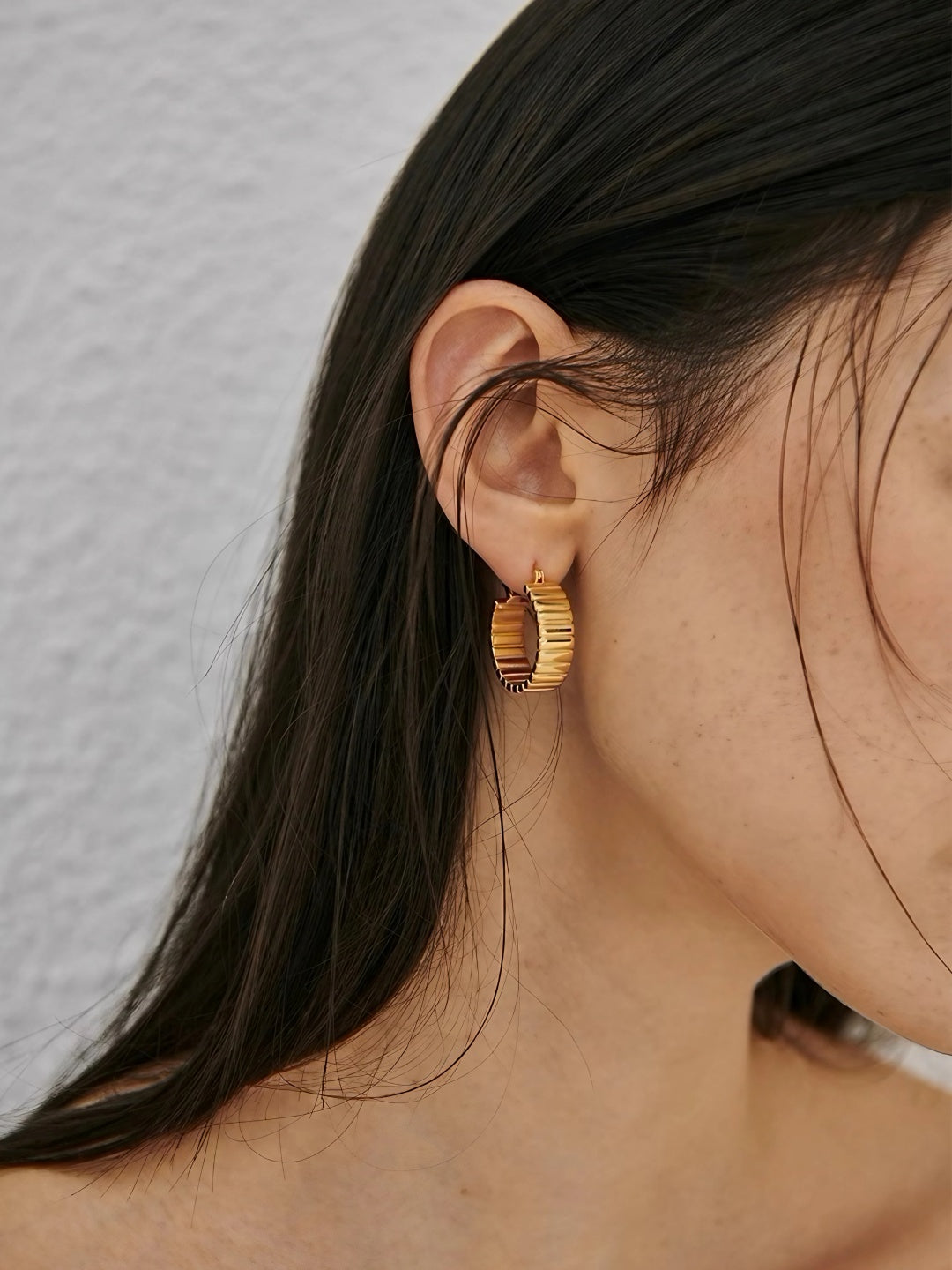 Modu Loop Hoop Earrings-Earrings-SoulAdorne