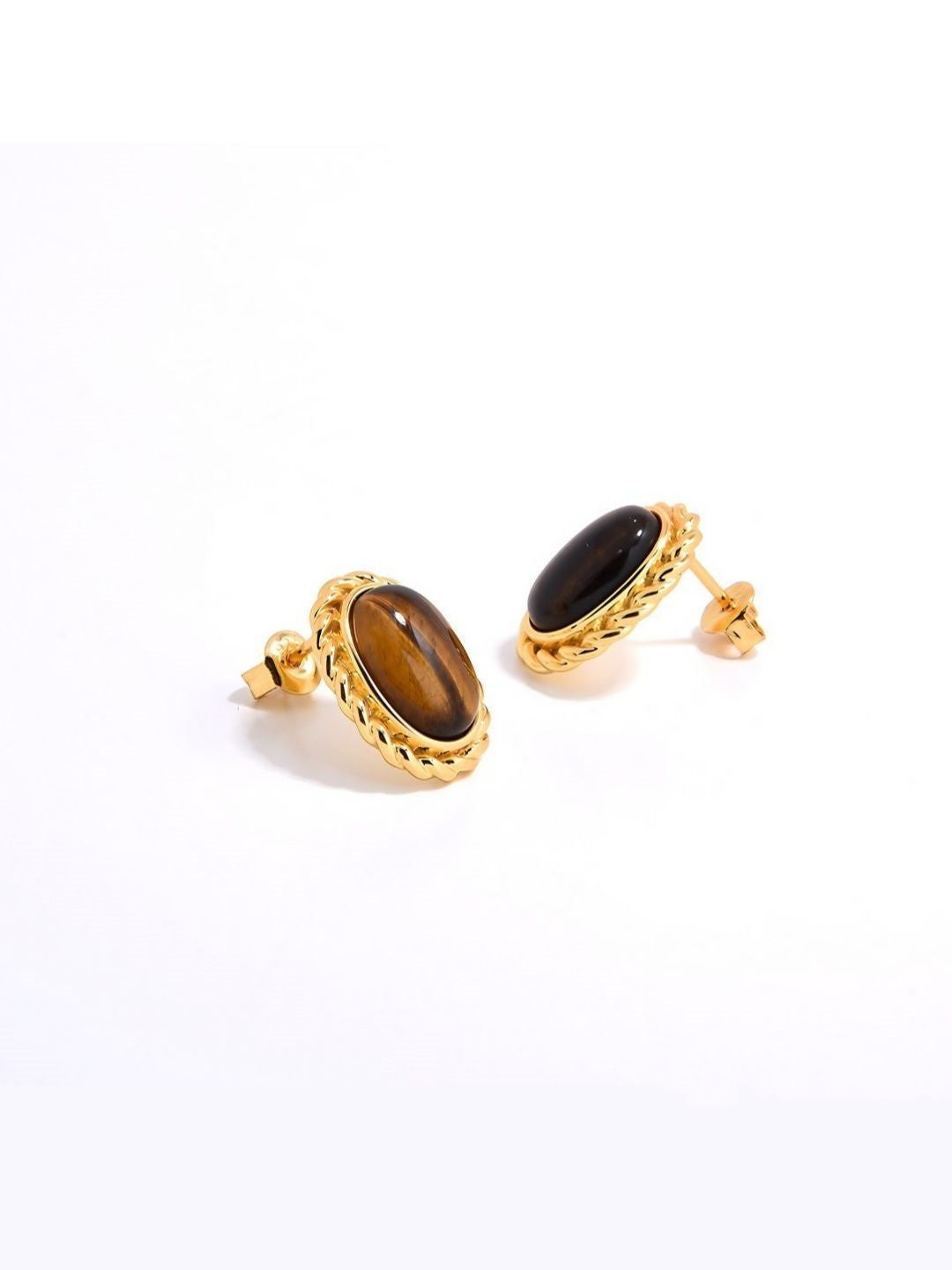 Knot Stud Earrings-Earrings-SoulAdorne