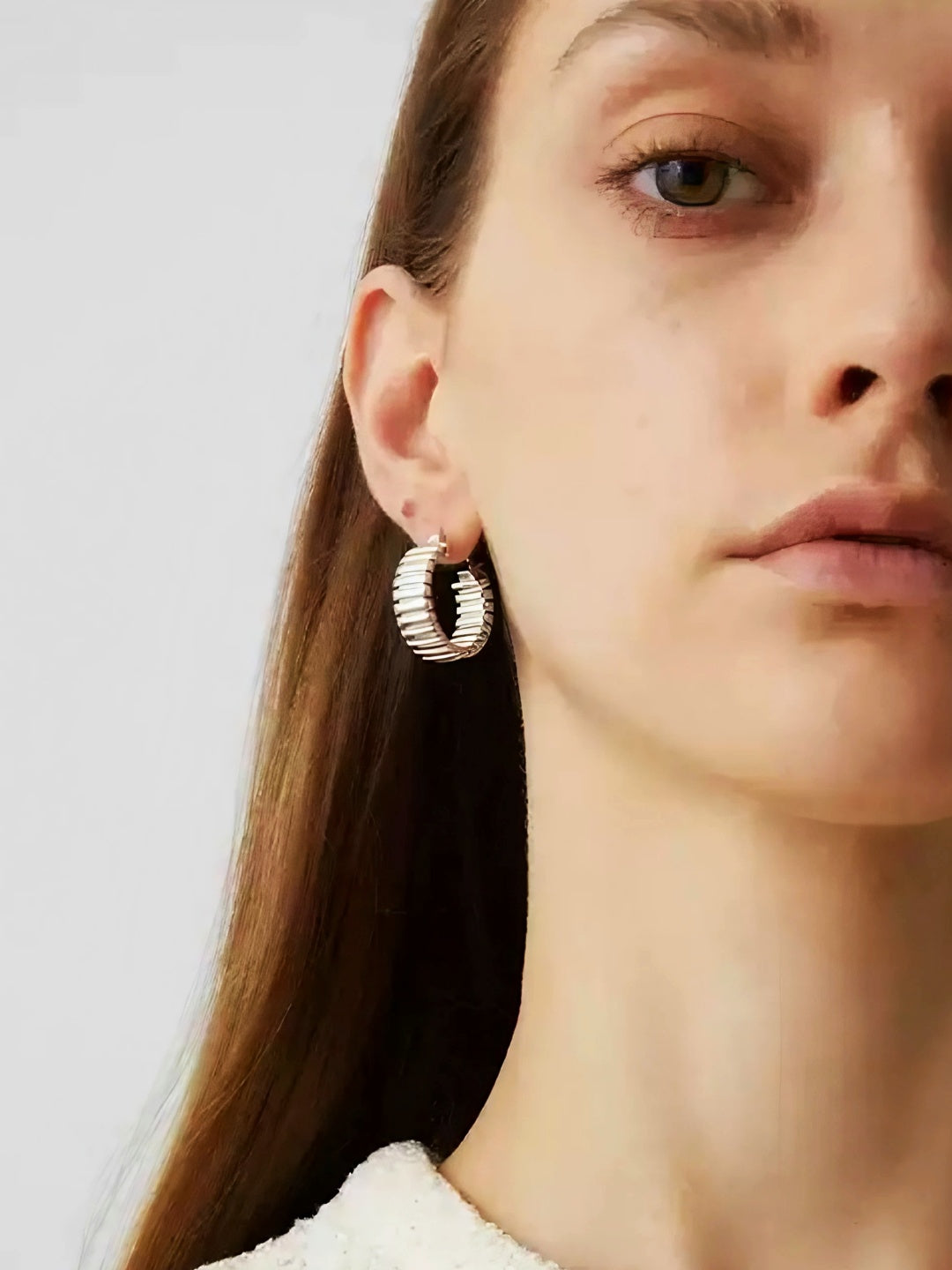 Modu Loop Hoop Earrings-Earrings-SoulAdorne
