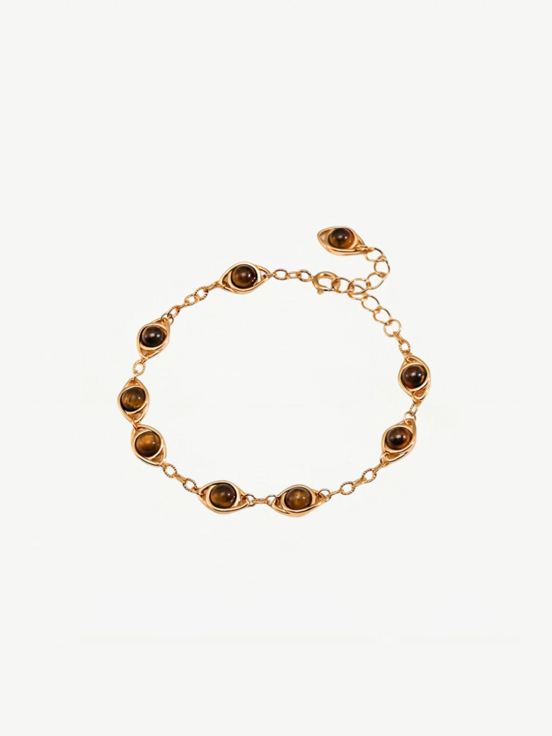 Golden Gaze Tigerite Bracelet-Bracelets-SoulAdorne