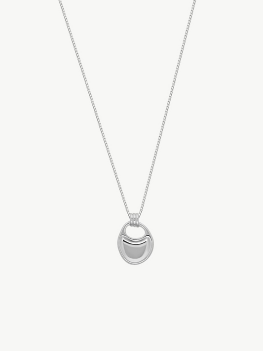 Abstract Drop Pendant Necklace