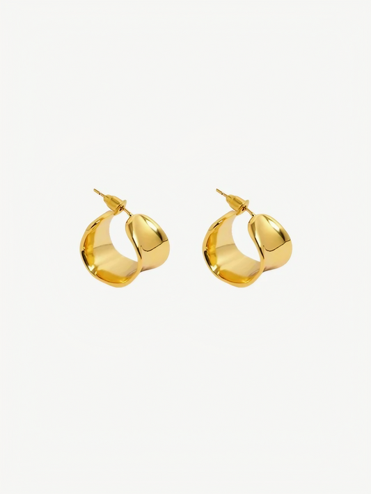 Art Hoop Earrings