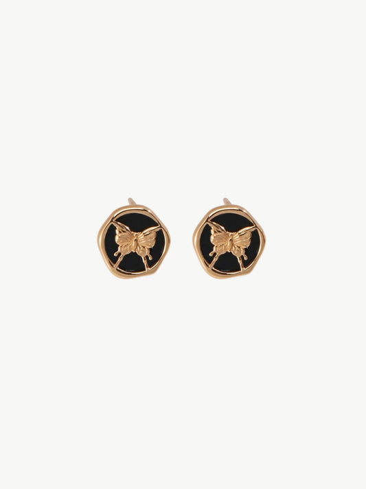 Butterfly Harmony Studs-Earrings-SoulAdorne